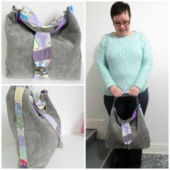 The Reversible Hobo Bag from Sewing Patterns by Mrs H