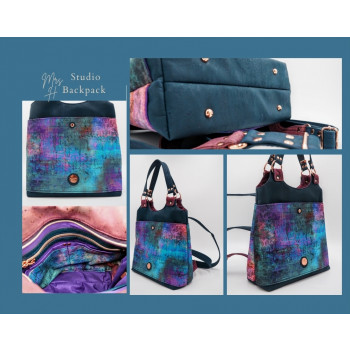 The Studio Backpack sewn by Nova's Knits