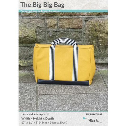 The Big Big Bag by Sewing Patterns by Mrs H
