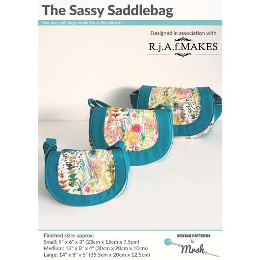 The Sassy Saddlebag by Sewing Patterns by Mrs H