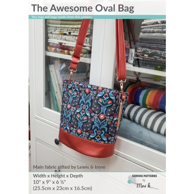 The Awesome Oval Bag from Sewing Patterns by Mrs H - cover image