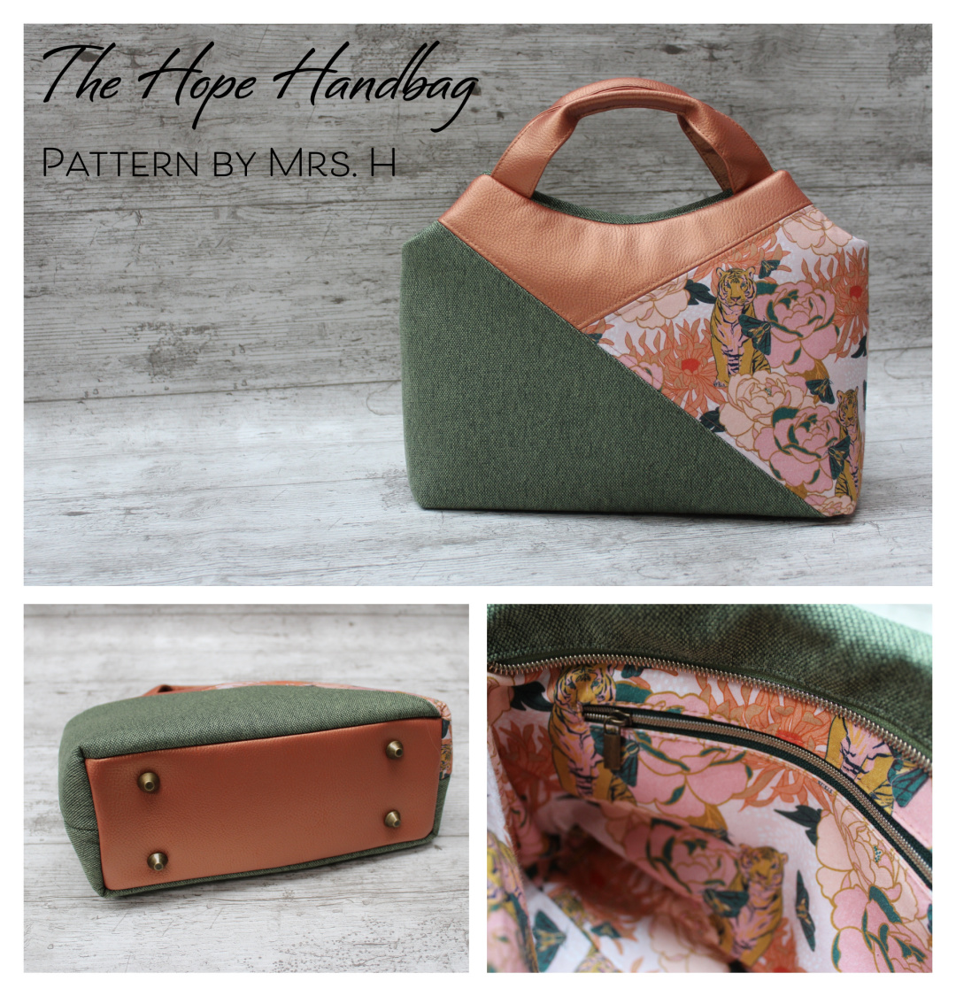 The Hope Handbag with patchwork hack, made by Noor Raats