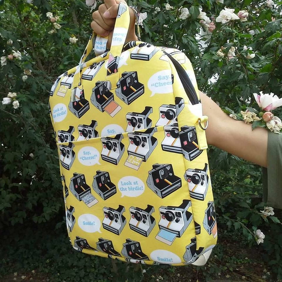 The Bookbag Backpack, made by Maggie Made Bags