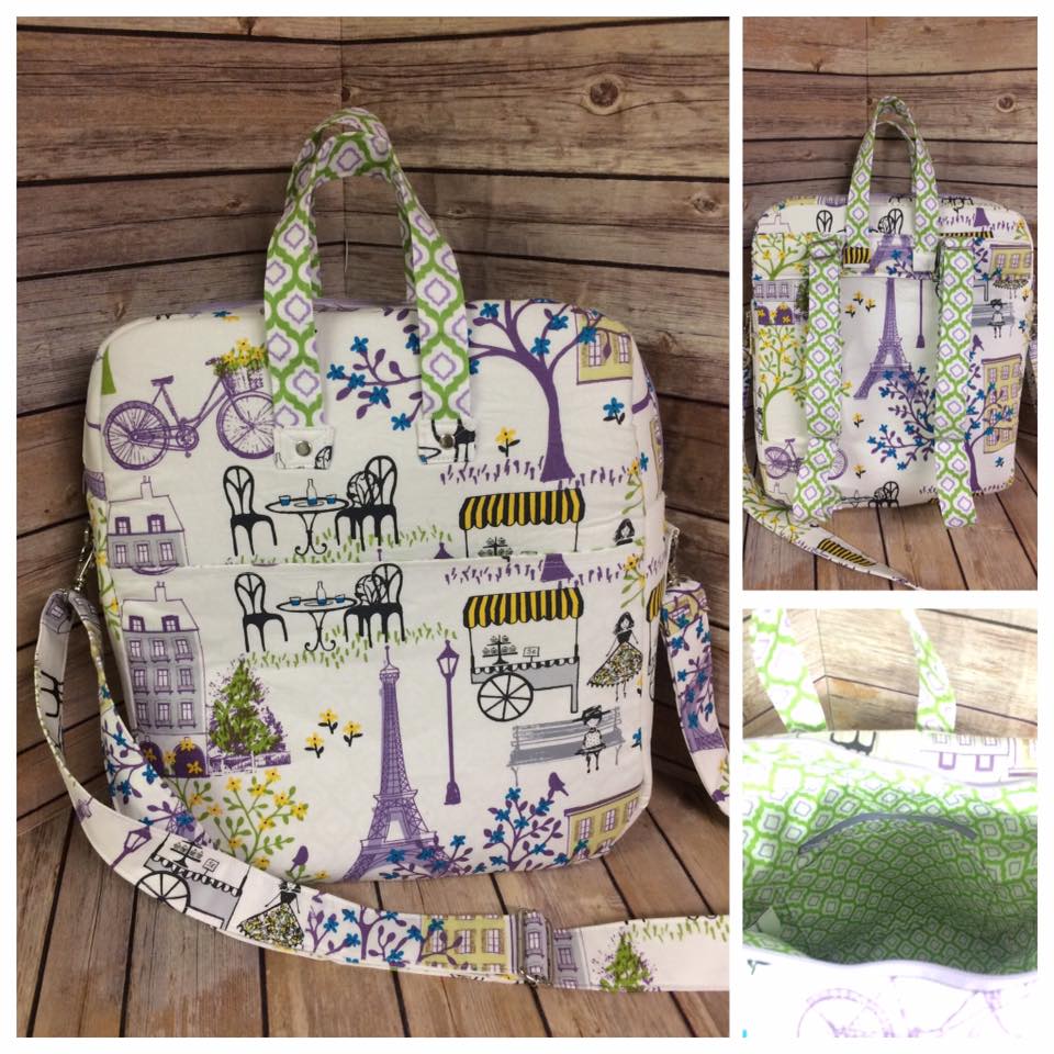 The Bookbag Backpack, made by Cheryl of Cheryls Quilts n Crafts