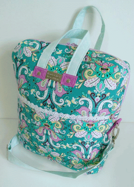 The Bookbag Backpack made by Sewing Patterns by Mrs H