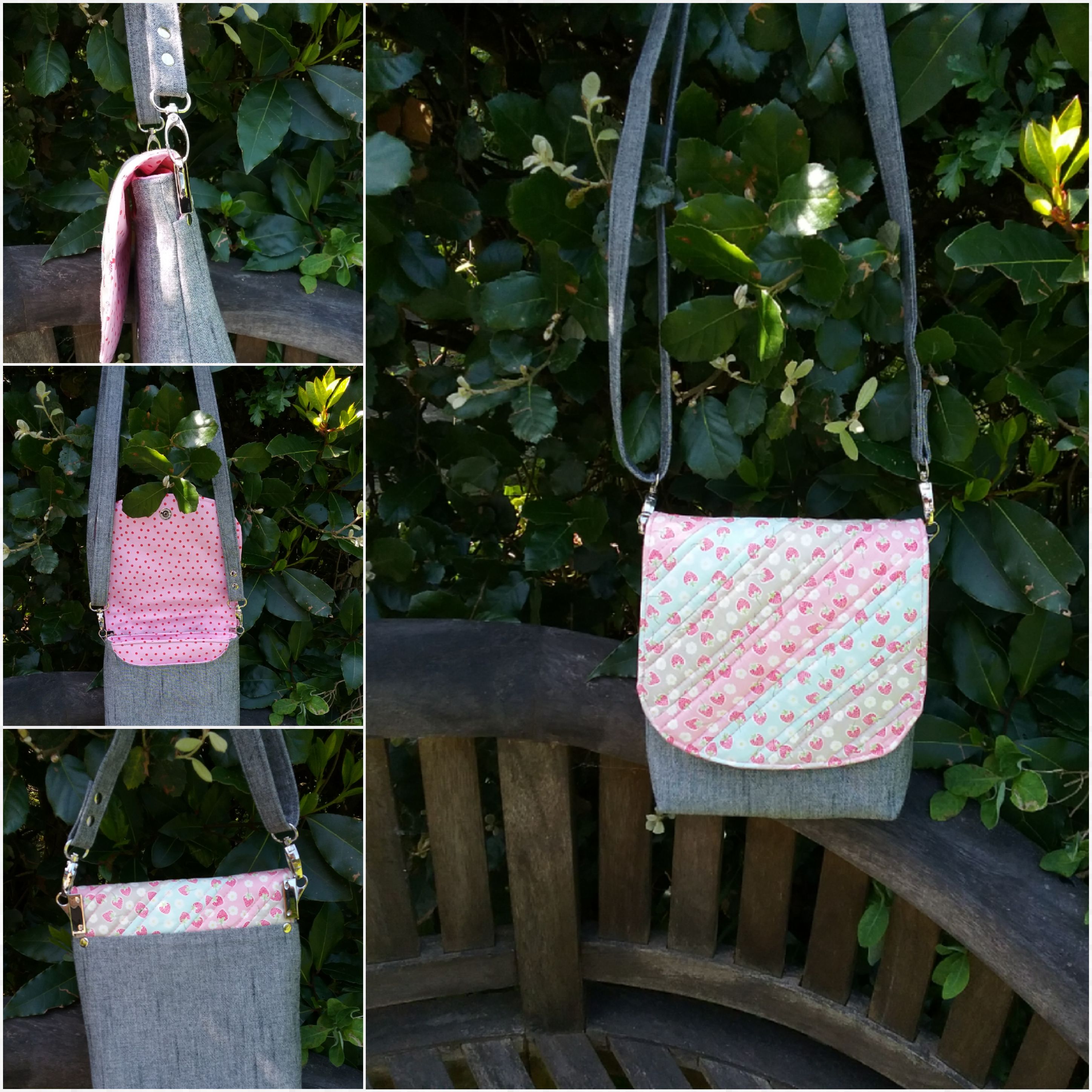 The Crossbody Bag from Sewing Patterns by Mrs H, made by LBP Bespoke Bags