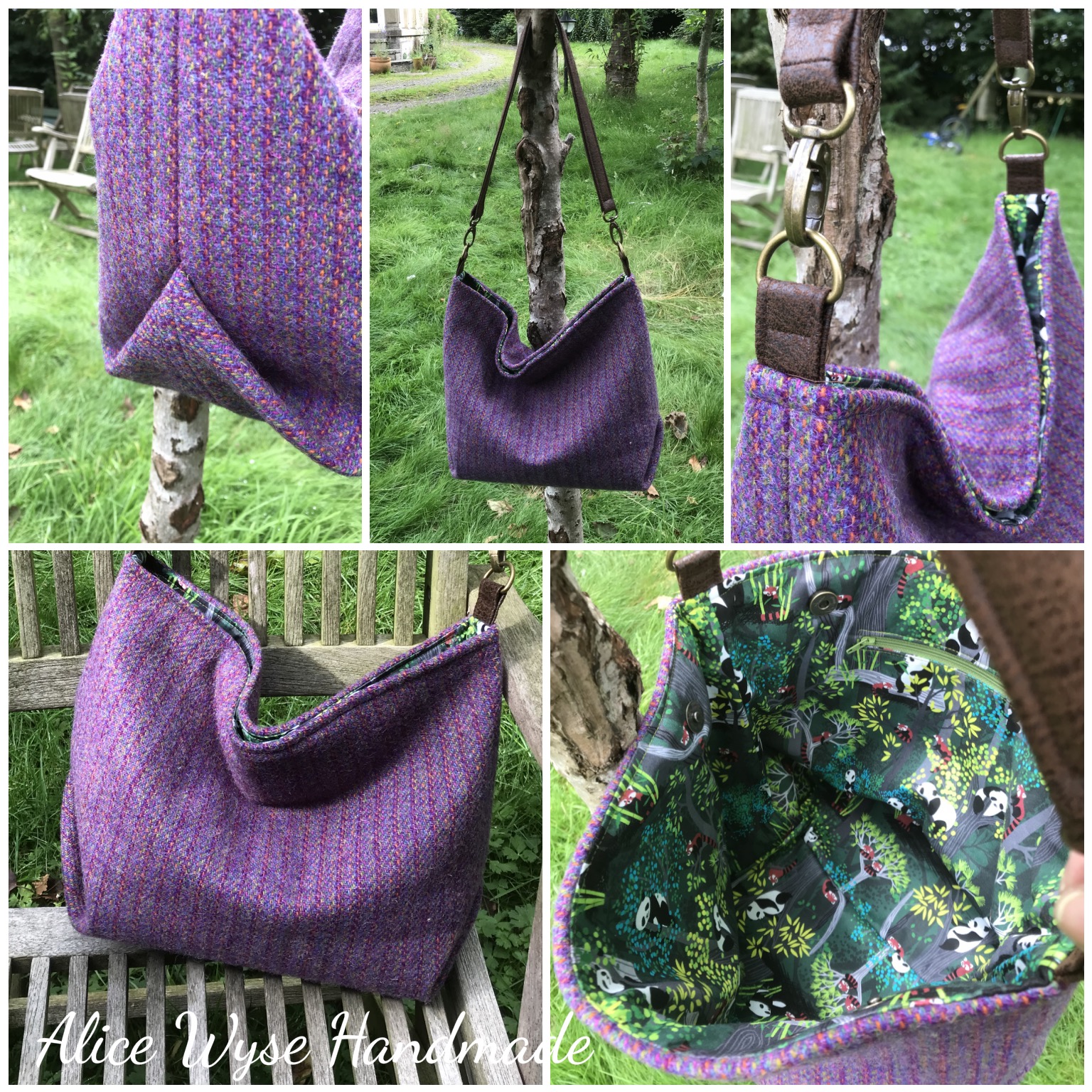 The Cwtsh Bag from Sewing Patterns by Mrs H, made by Alice Ferguson