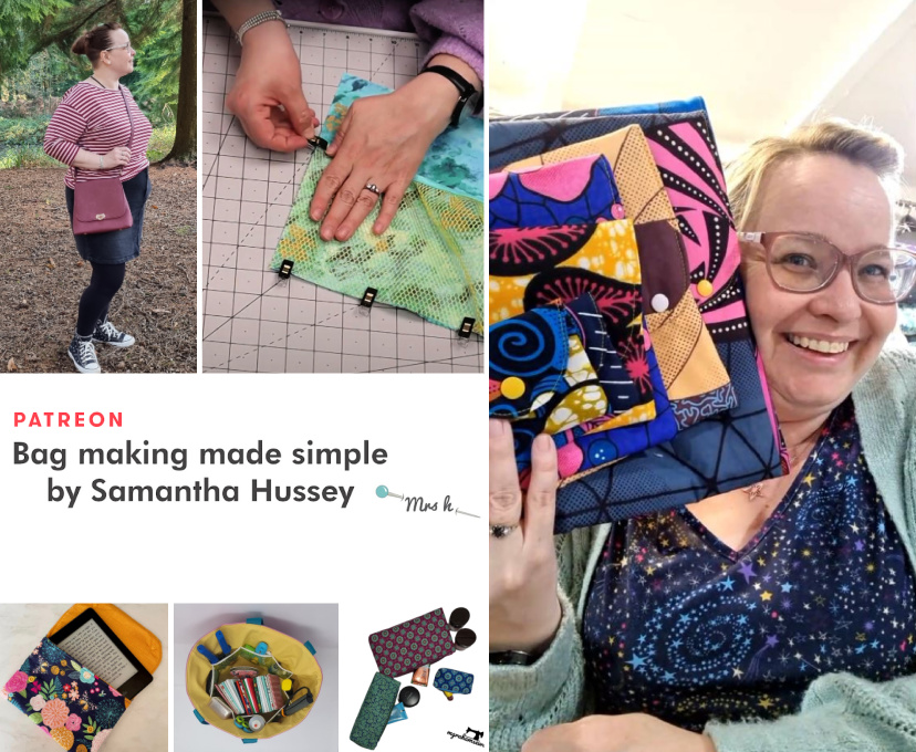 Learn bagmaking with Mrs H on Patreon