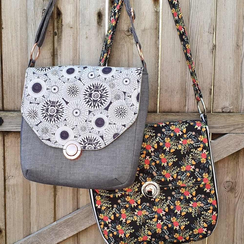 The Button Lock Bag from Sewing Patterns by Mrs H